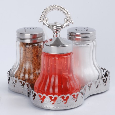 3 PCS SALT PEPPER AND MUSTARD SETS