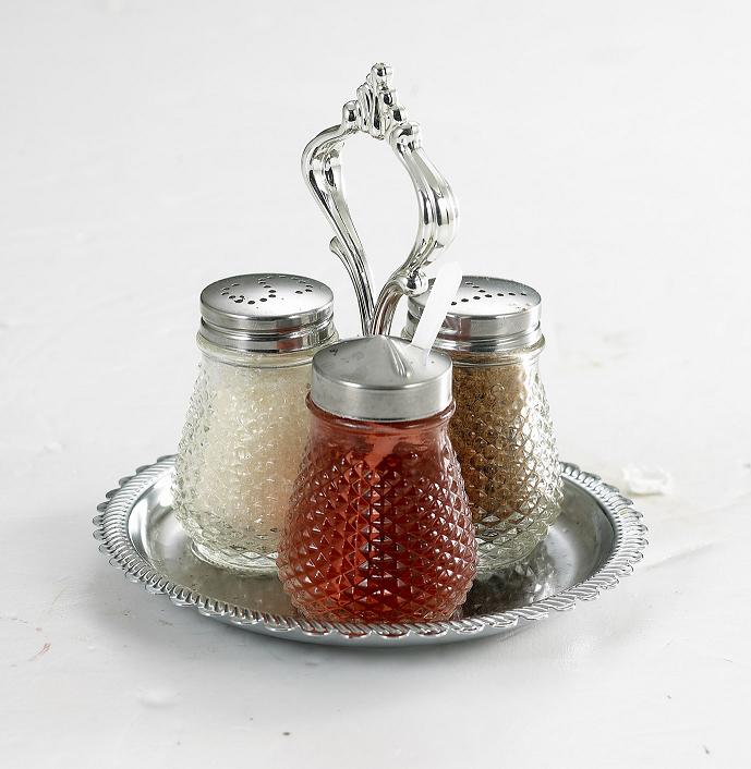 3 PCS SALT PEPPER AND MUSTARD SETS