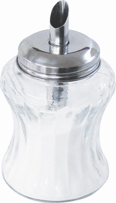 Glass sugar dispenser/sugar bottle