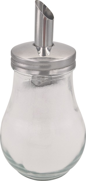 Glass sugar dispenser/sugar bottle