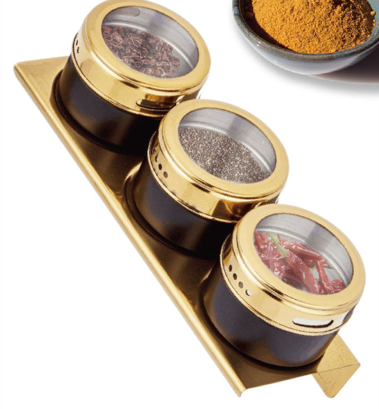 MAGNET STAINLESS STEEL SPICE SETS