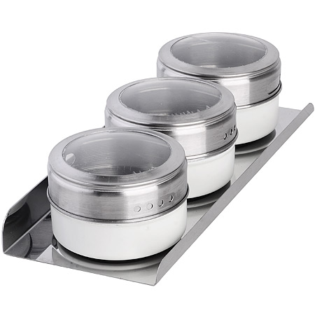 Magnetic spice jar sets