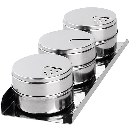 Magnetic spice jar sets