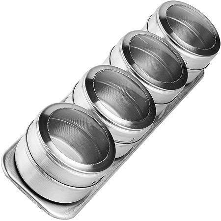 Magnetic spice jar sets