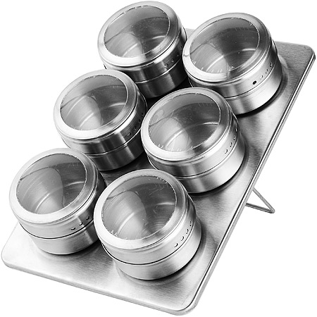 Magnetic spice jar sets