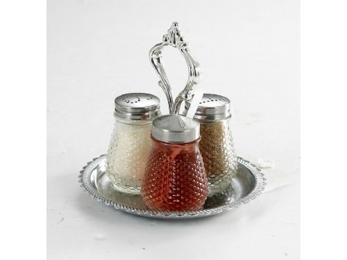 3 PCS SALT PEPPER AND MUSTARD SETS