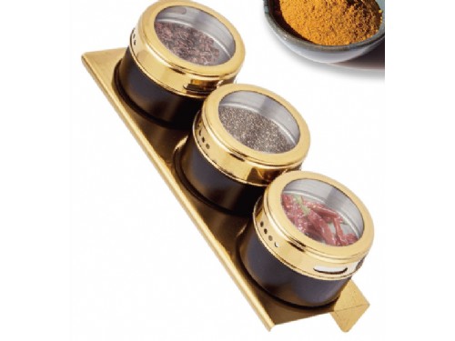 MAGNET STAINLESS STEEL SPICE SETS