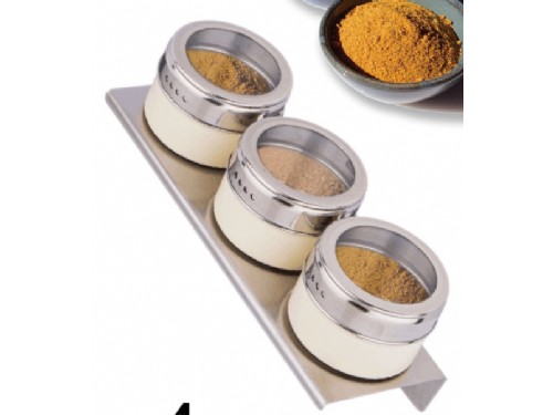 MAGNET STAINLESS STEEL SPICE SETS