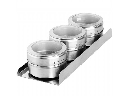 Magnetic spice jar sets