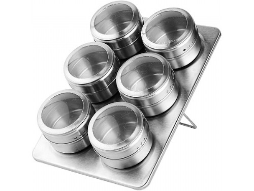 Magnetic spice jar sets