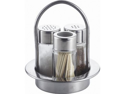 SALT PEPPER AND TOOTHPICK SETS