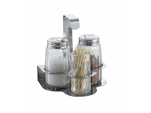 SALT PEPPER AND TOOTHPICK SETS